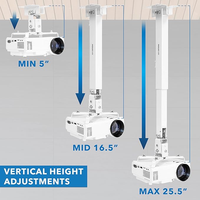 Amazon Mount-It Wall Or Ceiling Projector Mount | MyGarageGolf.com