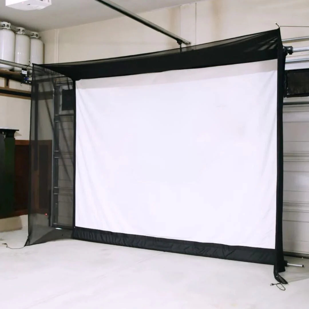 G-Trak Retractable Golf Screen | Garage Golf