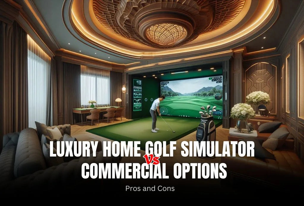 Luxury Home Golf Simulator vs Commercial Options