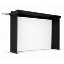 Black frame with a white screen inside on a white background