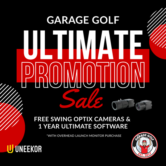 Free Swing Optix Cameras and 1 Year Ultimate Subscription with Purchase Of Uneekor EYEXO, EYEXO2 or EYEXR