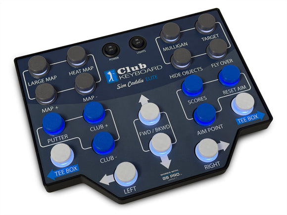 Steel Blue Club Keyboard Elite 3 with LED backlit buttons