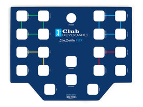 Buy water-hazard-blue Club Keyboard Flex Series Faceplates