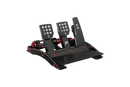 Fanatec ClubSport V3 pedal set — three-pedal configuration with adjustable load cell brake included in Turnkey packages