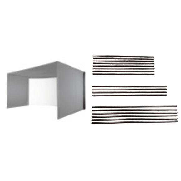 Carl's Place Back Cover Pipe Kit for Curved Golf Simulator Enclosure.