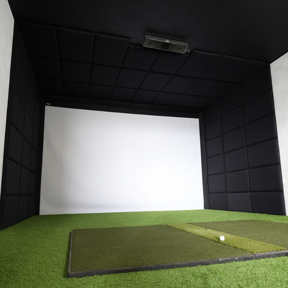 Carl's Place Built-In Golf Room Kit with Padded Walls.