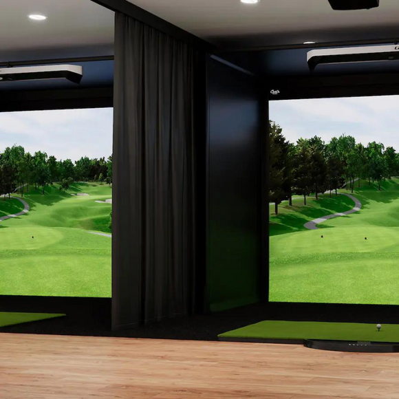 Carl's Place Premium Golf Room Curtain: Sound Dampening, Light Blocking, Impact Absorbing