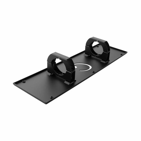 Carls Place Launch Monitor Frame Mount NVISAGE N1 top view black metal panel logo.