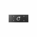 Carls Place Launch Monitor Frame Mount ProTee VX top view black metal panel logo.