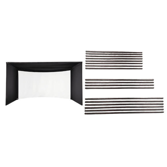 Carl's Place Pipe Framing Kit for Curved Golf Simulator Enclosure.