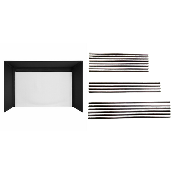 Carl's Place Pro Golf Simulator Enclosure and Pipe Framing Kit.