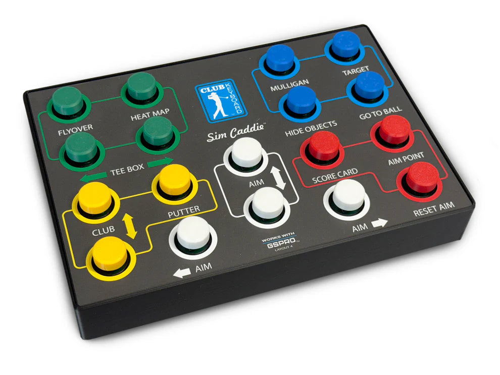 Club Keyboard Classic 2 - 18 Button - GSPRO | Garage Golf