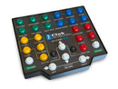 gray golf simulator keyboard with various colorful buttons