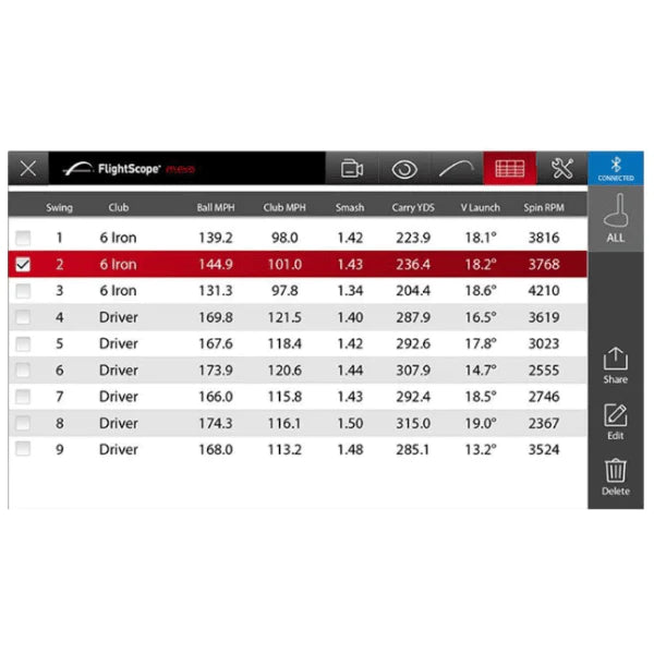 FlightScope_Mevo_Stats_Within_App