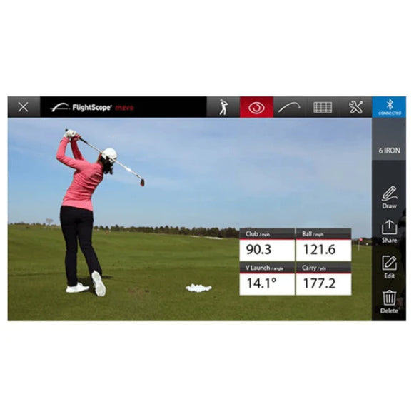 FlightScope_Mevo_Video_Record_With_Stat_Overlay
