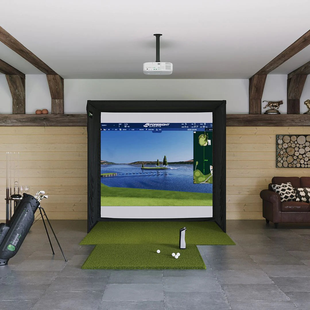 Foresight-GCQuad-SIG8-Golf-Simulator-With-5x5-Golf-Mat