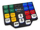 Cart Path Gray Club Keyboard Flex 5 with LED backlit buttons