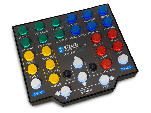 gray Club Keyboard Pro 4 with all 28 buttons LED backlit