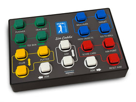 Cart Path Gray Club Keyboard Classic 3 USB Wired with 18 labeled buttons