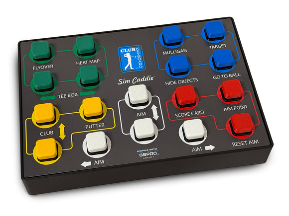 Cart Path Gray Club Keyboard Classic 3 USB Wired with 18 labeled buttons
