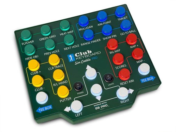 Deep Rough Green Club Keyboard Pro 4 with LED backlit buttons