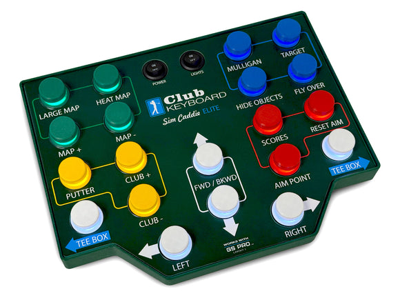 Deep Rough Green Club Keyboard Elite 3 with LED backlit buttons