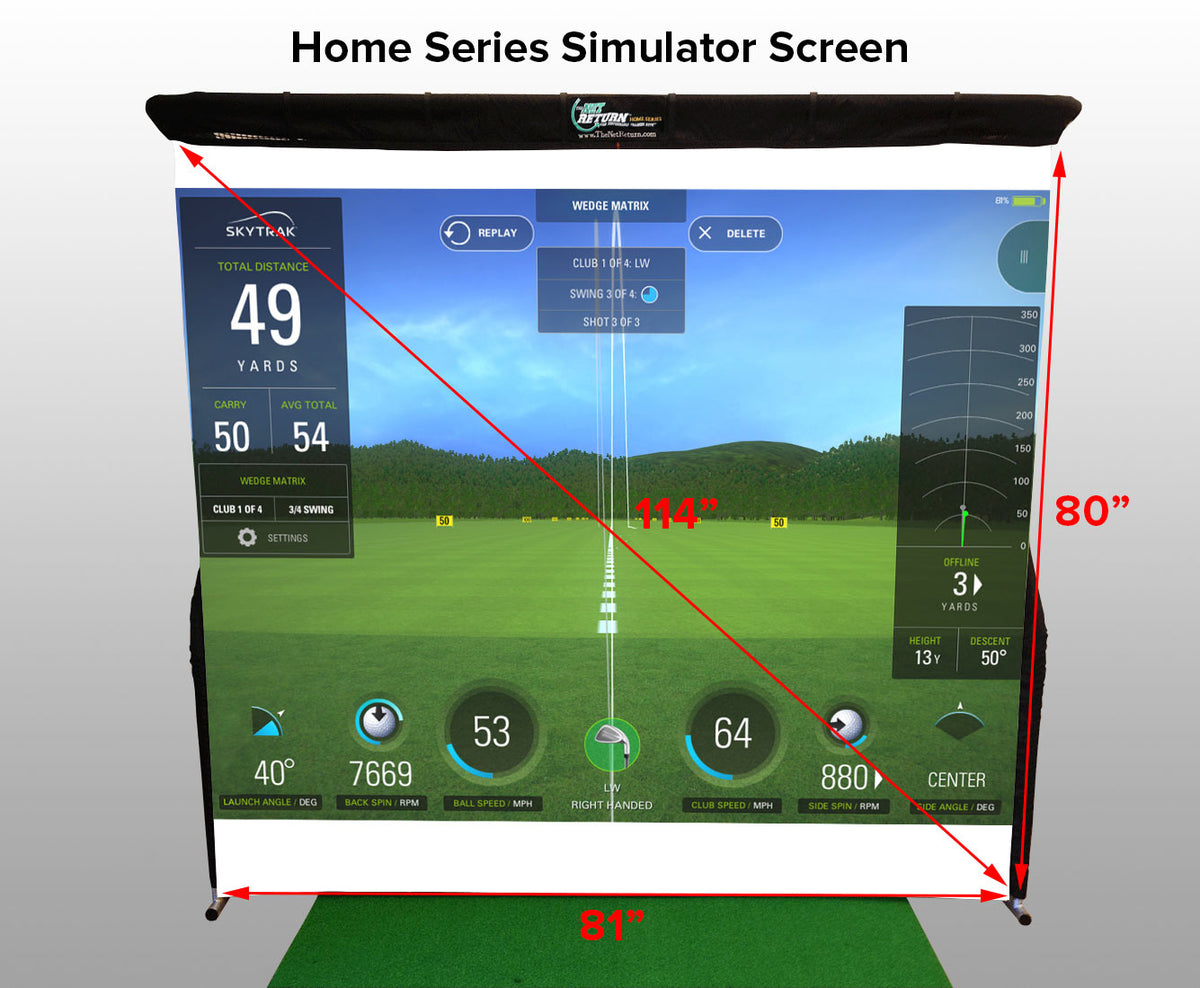 Net Return Simulation Setups The Net Return Simulator Kit | Garage Golf