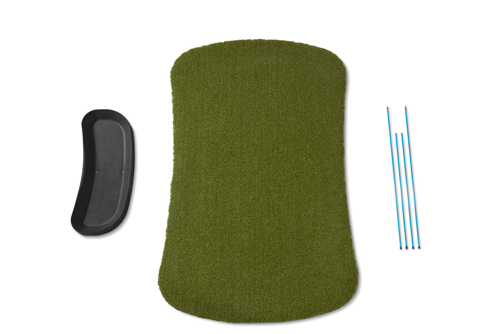 Fiberbuilt Performance Turf Series Hourglass Golf Mat Kit - 5'x3 ...