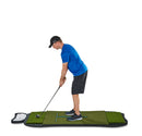 Fiberbuilt Grass Series Hourglass Pro Studio Golf Mat - Double Hitting-3