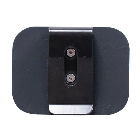 Shot Scope Magnetic Bag Clip, rear view showing the attachment clip