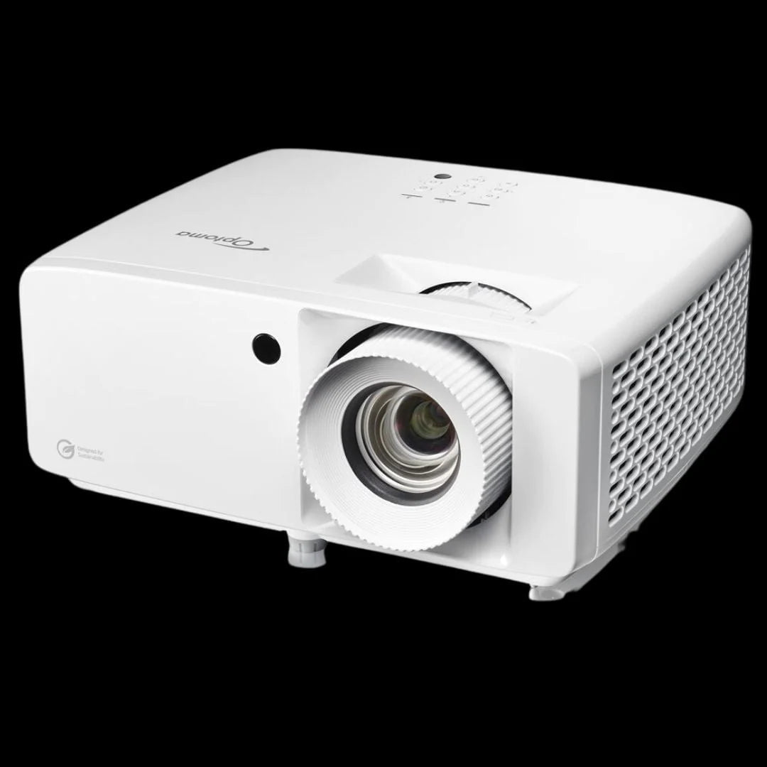 Optoma ZH450 Golf Simulator Projector Angled View