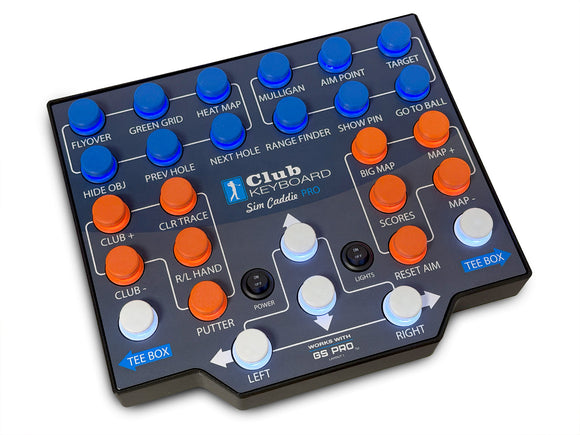 Orange Club Keyboard Pro 4 with LED backlit buttons