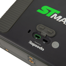 SkyTrak ST MAX Launch Monitor closeup cable port view.