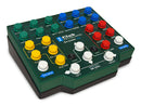 side view of the Club Keyboard Pro 4 raised on the optional stand