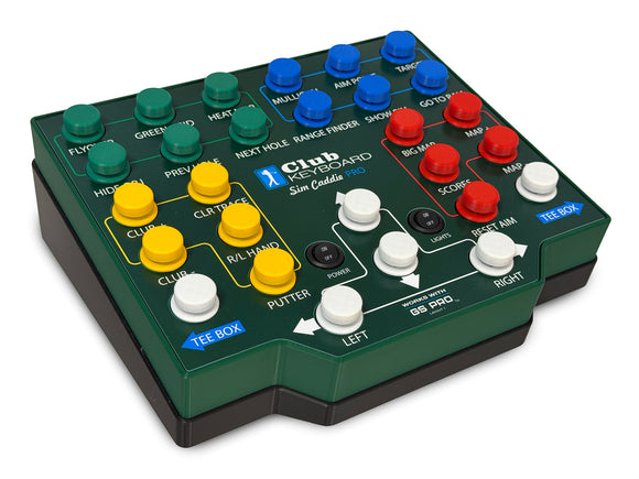 side view of the Club Keyboard Pro 4 raised on the optional stand