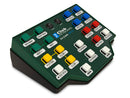 Club Keyboard Switch raised on the optional Elite, Flex and Switch Series stand