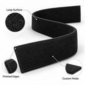TruSim Systems Carpet Panel Pad showing loop surface, finished edges, and custom made design