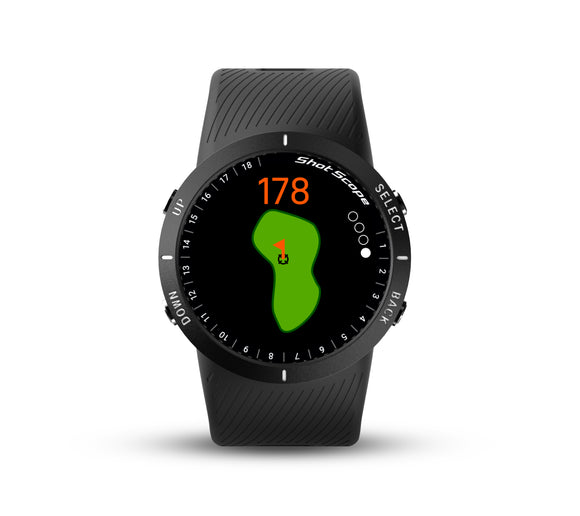 Shot Scope V5 GPS Watch Black