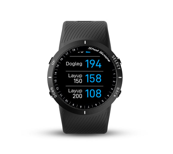 Shot Scope V5 GPS Watch Black