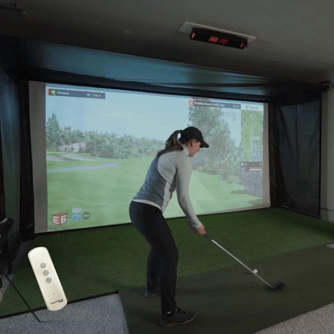 SportScreen Vanish Series Retractable Golf Enclosure | Garage Golf