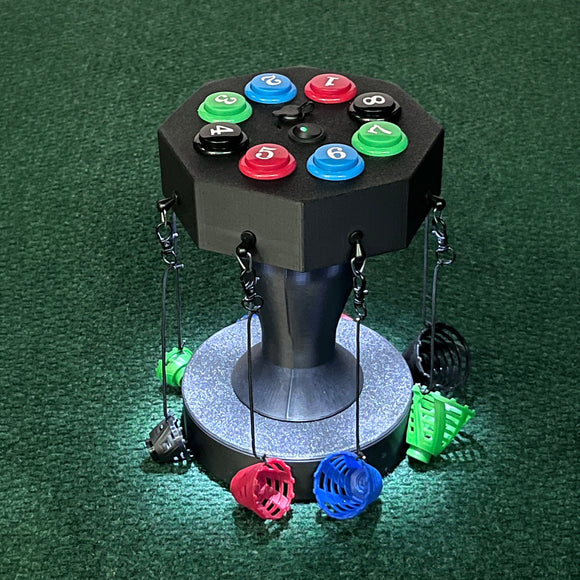 Anthem Golf Revolver Tee Carousel Birtee Edition, lighted carousel with numbered buttons