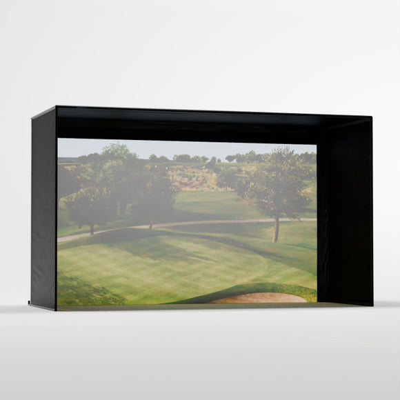 Carl's Place DIY Home Golf Simulator Enclosure With Impact Screen