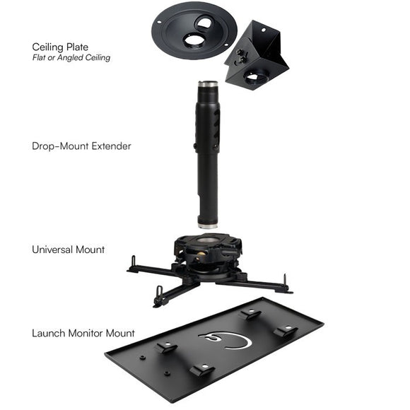 Carl's Launch Monitor Ceiling Drop-Mount Kit