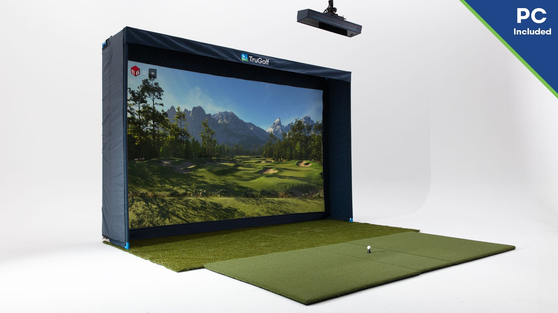 TruGolf MAX+ Technology Golf Simulator Package