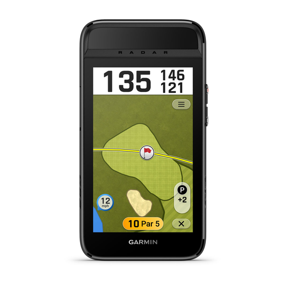 Garmin Approach G82 front view showing the green view