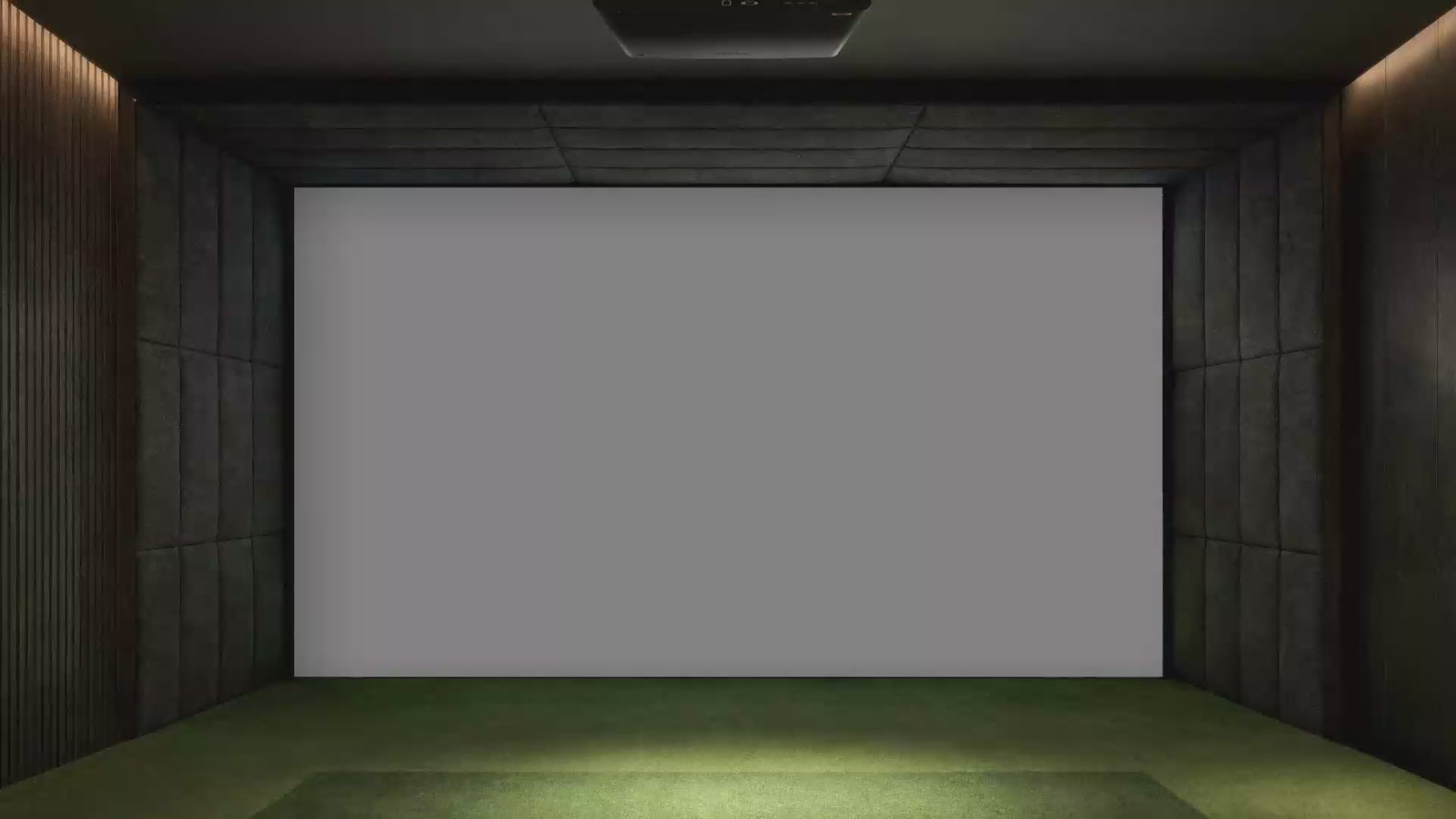 BenQ AK900ST Auto Focus sharpening the golf simulator image