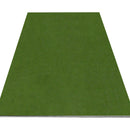 A green artificial turf panel, rectangular in shape, displayed against a white background.