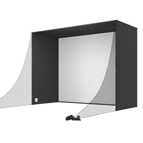 SwingBay Golf Simulator Screen & Enclosure - Rain or Shine Golf