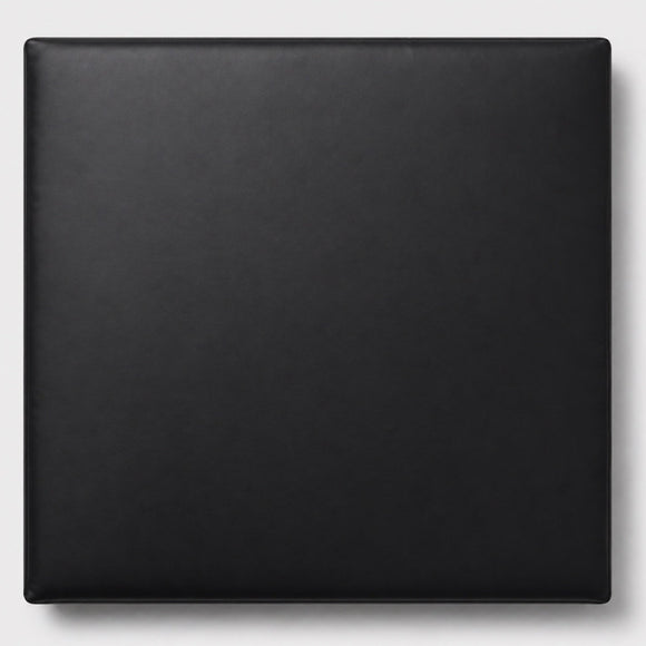 ROS Signature Golf Simulator Wall Padding panel, matte black faux leather face