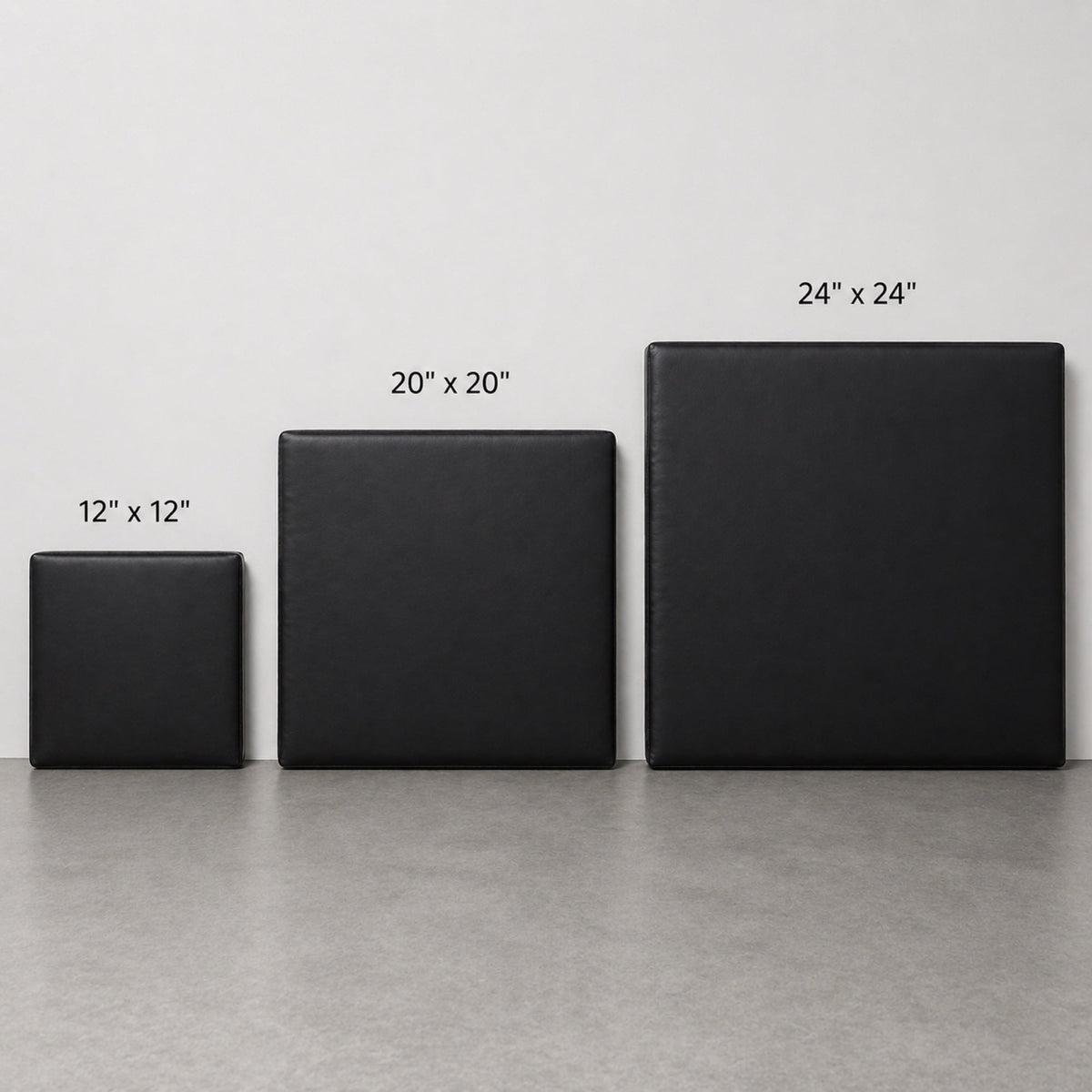ROS Signature wall panels in 12", 20" and 24" sizes